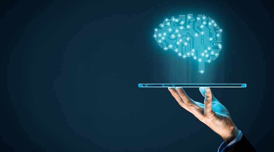 AI concept brain
