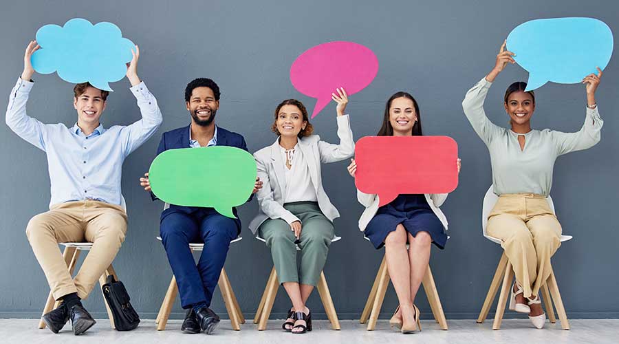speech bubbles no text