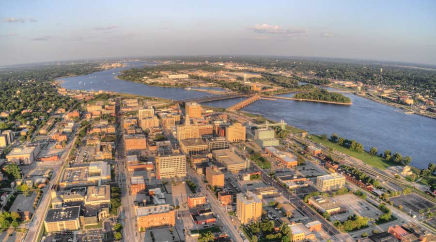 Davenport Iowa view