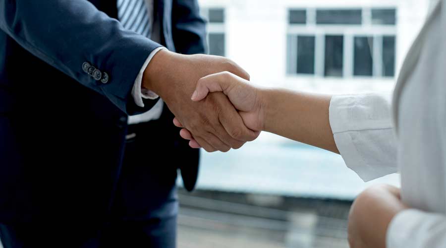 Handshake agreement made