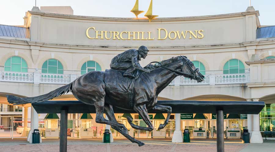 Churchill Downs statue