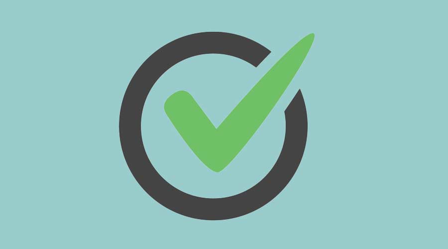 Green checkmark certified