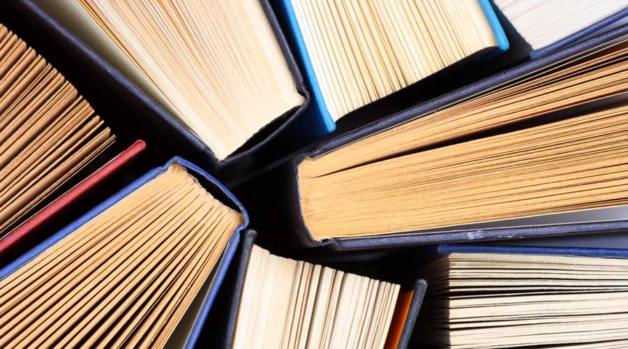 Books placed together