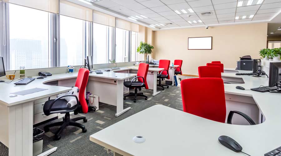 office space windows