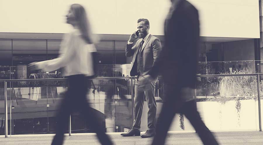 talking on phone