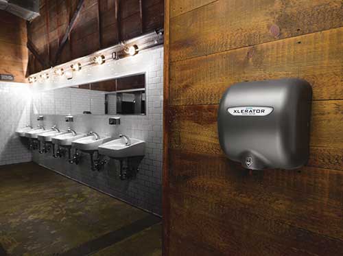 XLERATOR Hand Dryer with eHEPA Filtration
