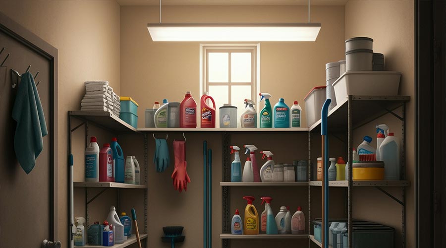 Janitorial closet