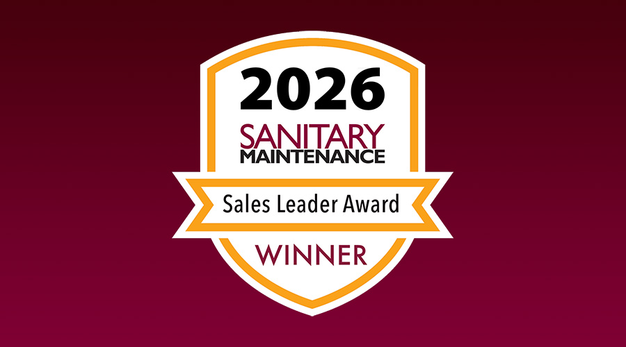 2026 Sanitary Maintenance Sales Leader Award Winner Logo