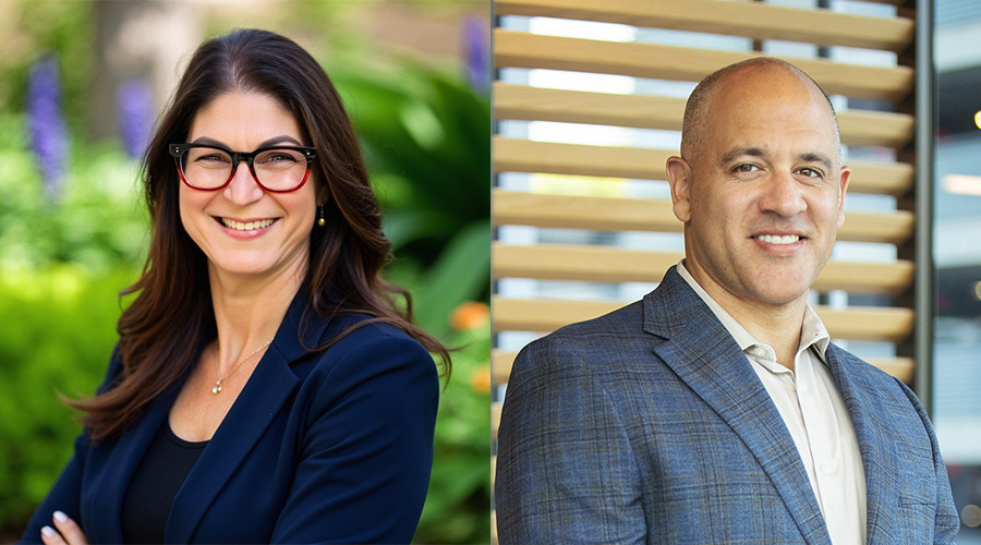 Headshot images of Carey Sealy, newly appointed Managing Director of JLL's Healthcare Division Ambulatory and Outpatient Services, and Ben Bailey, newly appointed Managing Director of JLL's Integrated Health and Insurance and Payor segments.